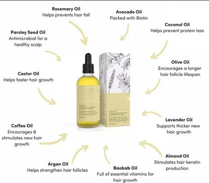 Natural Hair Growth Oil