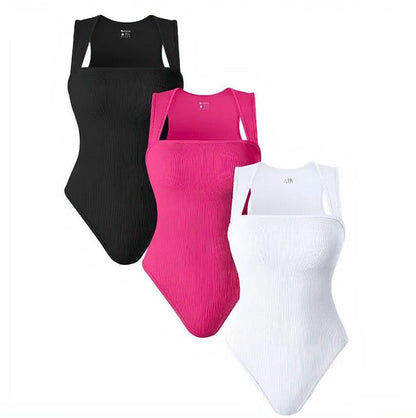 Sleeveless Tummy Tops Bodysuits