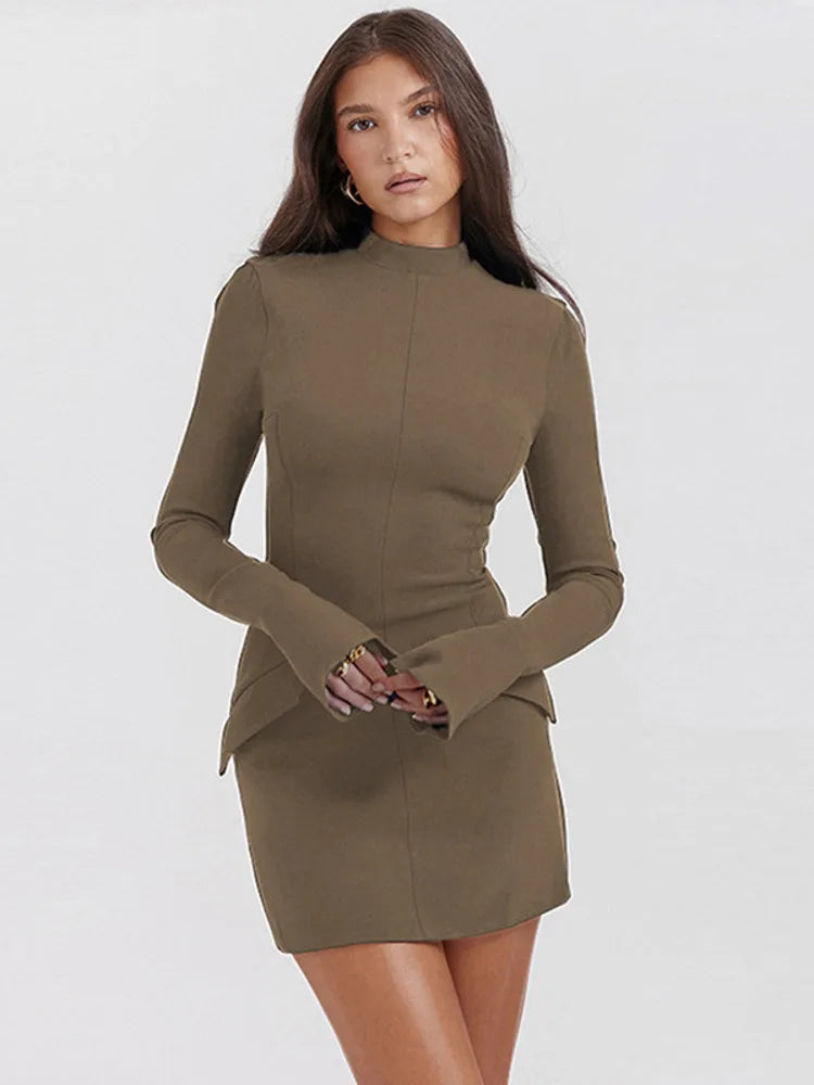 Long Sleeve Mini Dress