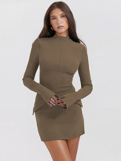 Long Sleeve Mini Dress