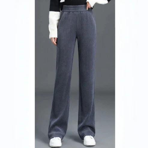 Women's Stretch Elastic Waist Loose Wide Leg Pants