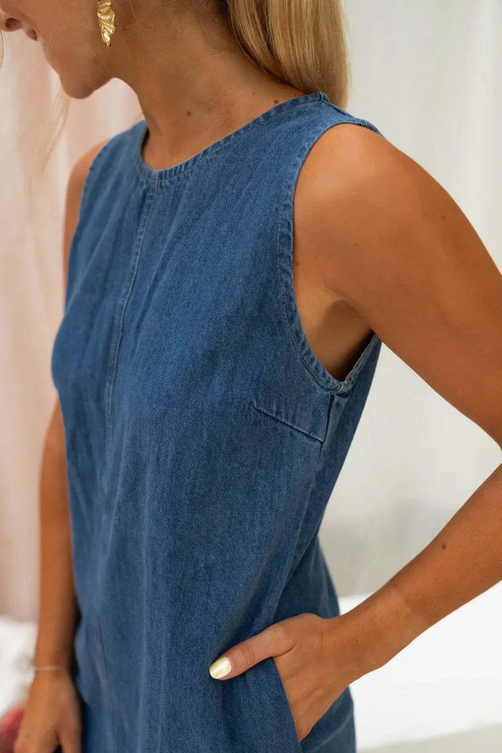 Short Denim Dress