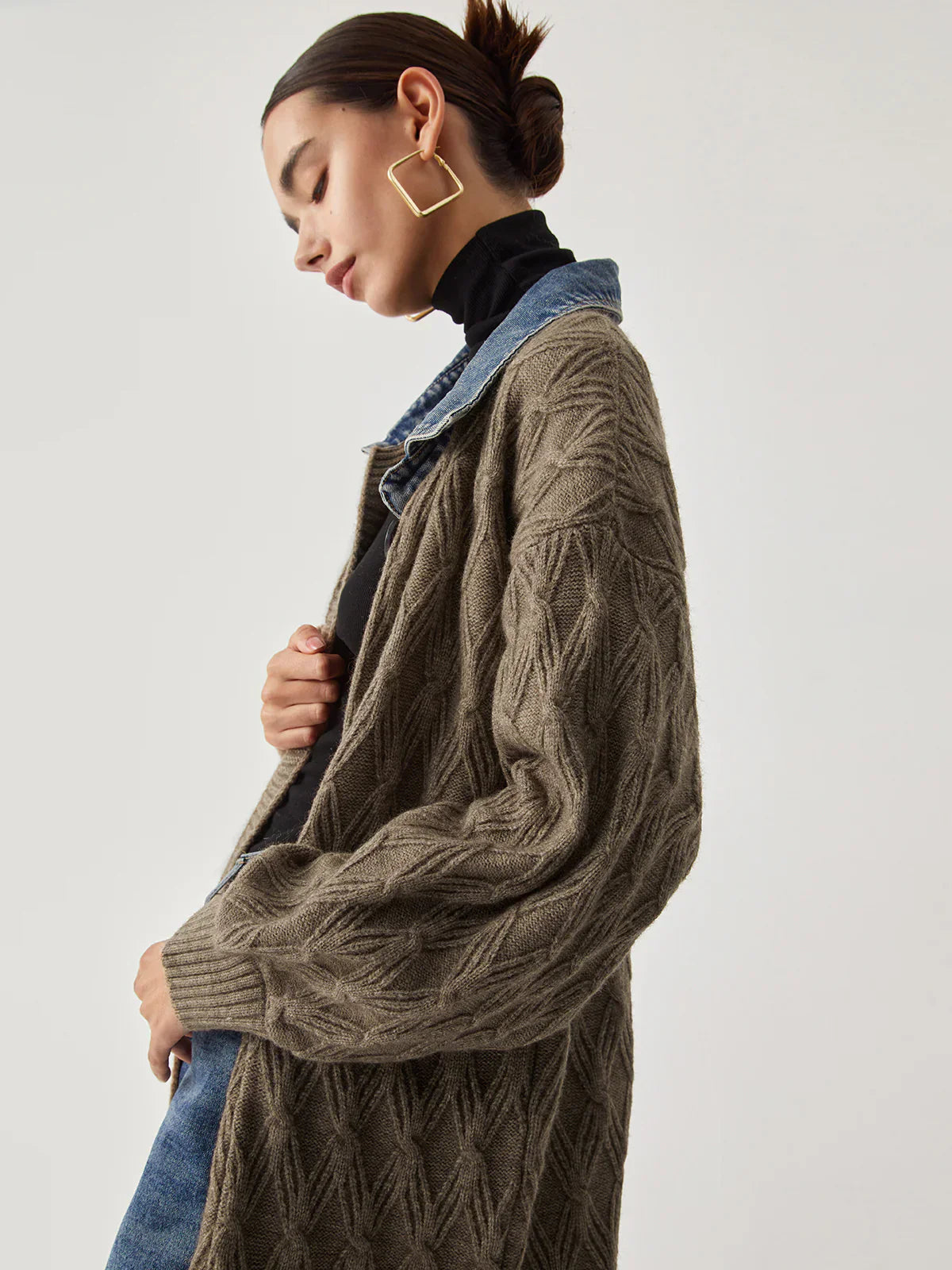 Long Knit Cardigan