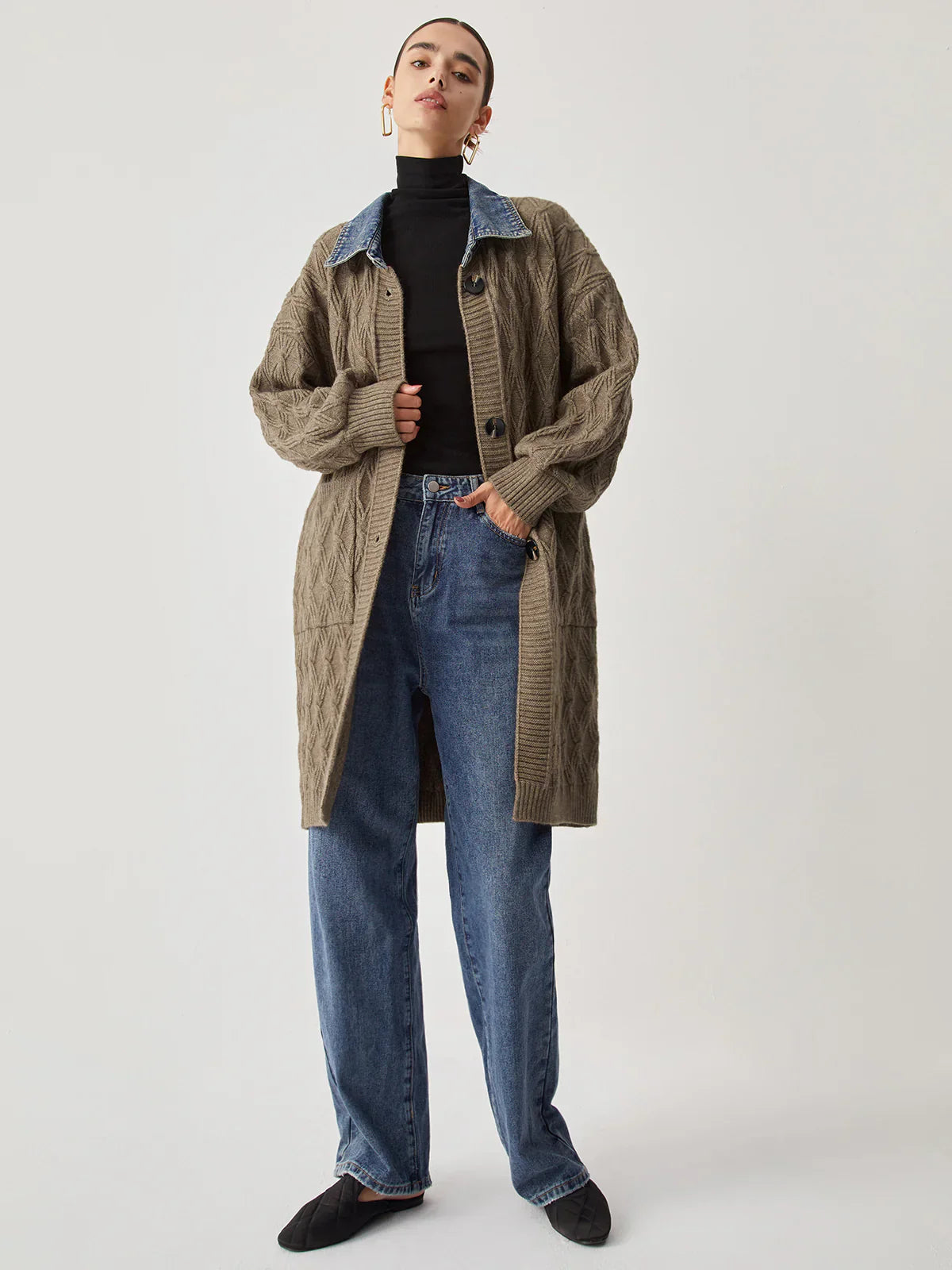 Long Knit Cardigan